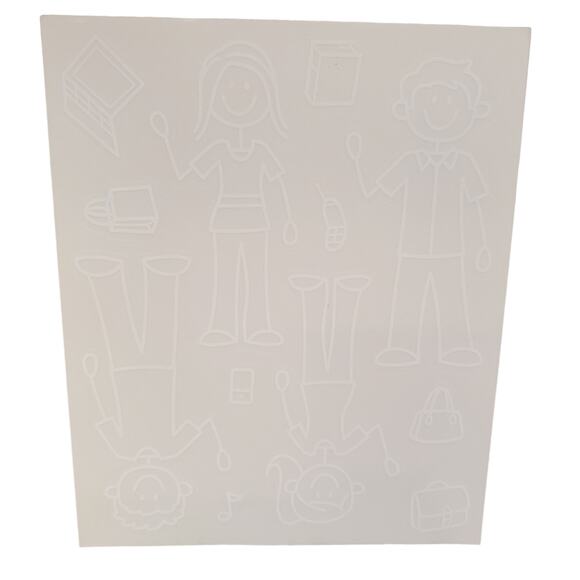 Traditional Family Car Decals For Vehicle 45 Decals Stick Figure Decals Auto - Picture 10 of 13